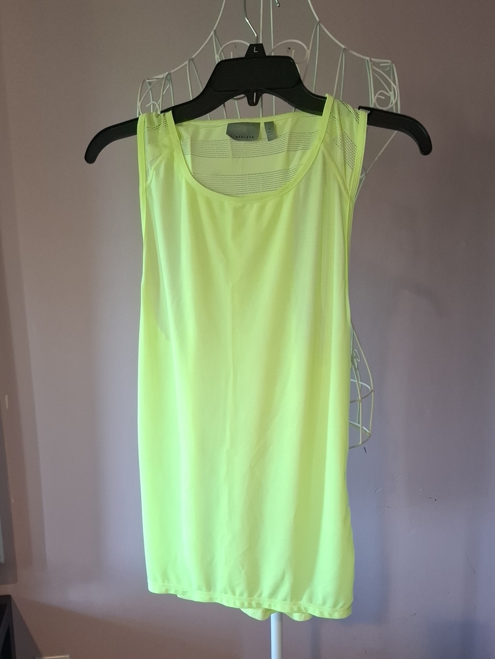 Athleta Neon Yellow Performance Tank